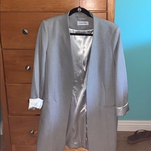Grey Calvin Klein Coat